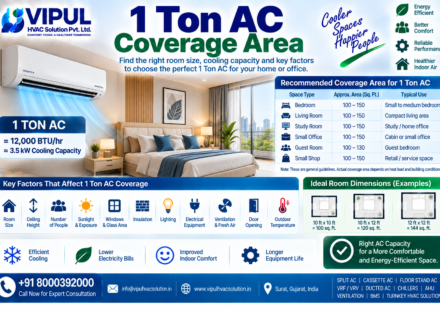 1 Ton AC Coverage Area