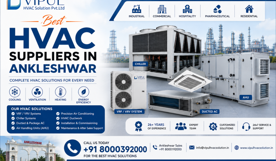 Best HVAC Suppliers in Ankleshwar