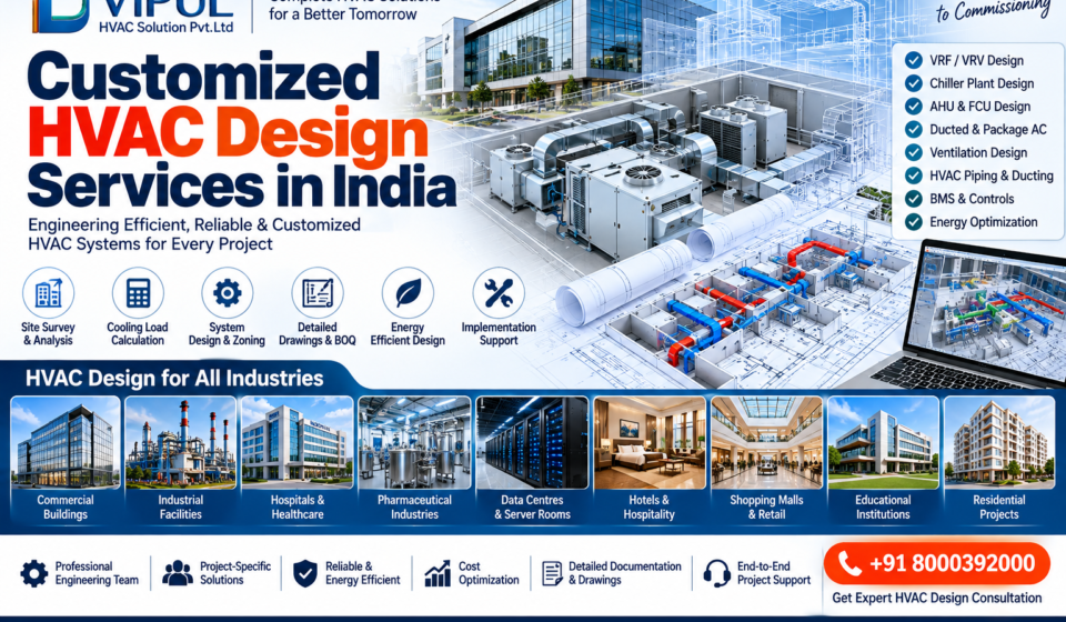 Customized HVAC Design Services in India