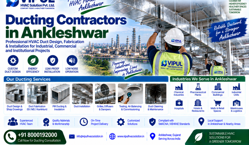 Ducting Contractors in Ankleshwar