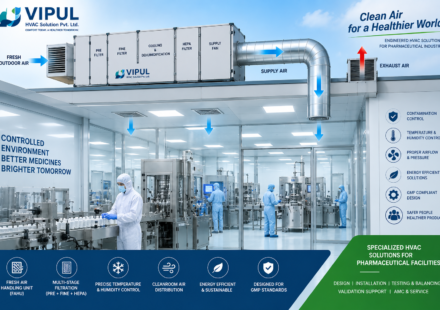 Fresh Air Ventilation System for Pharmaceutical Industry