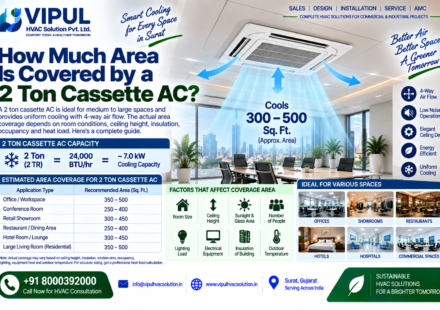 How Much Area Is Covered by a 2 Ton Cassette AC