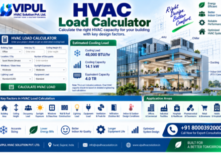 Hvac load calculator india