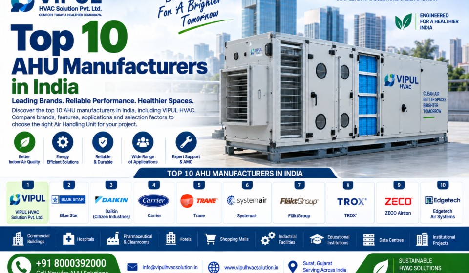 Top 10 AHU Manufacturers in India