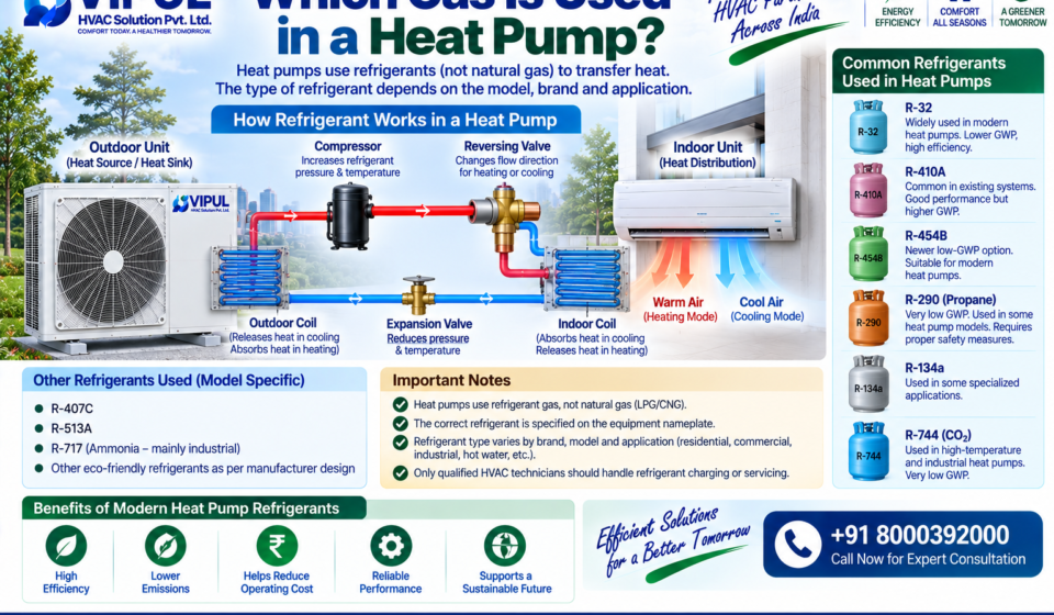 Which Gas Is Used in a Heat Pump