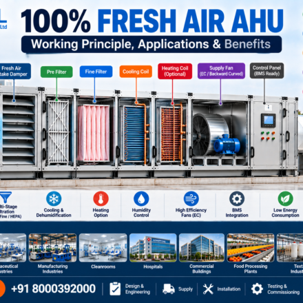 100% Fresh Air AHU
