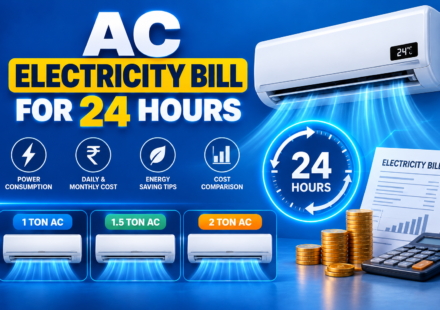 AC Electricity Bill for 24 Hours