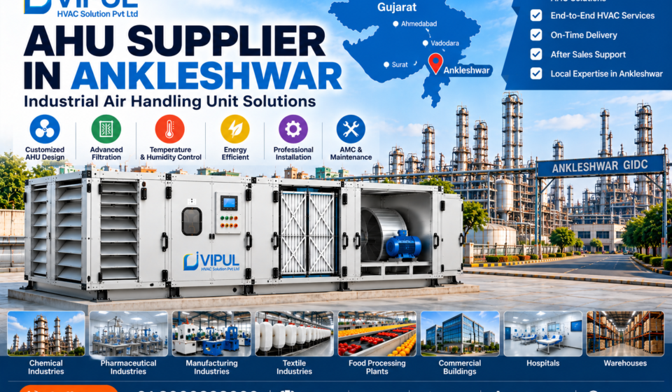 AHU Supplier in Ankleshwar