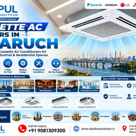 Cassette AC Dealers in Bharuch