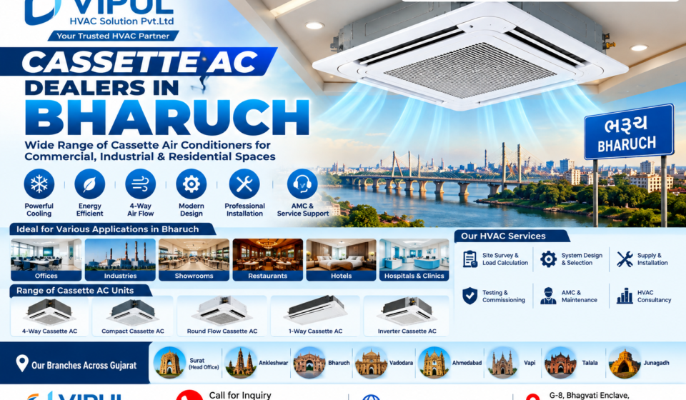 Cassette AC Dealers in Bharuch