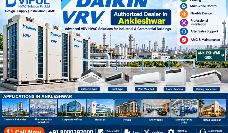 Daikin VRV Dealer in Ankleshwar