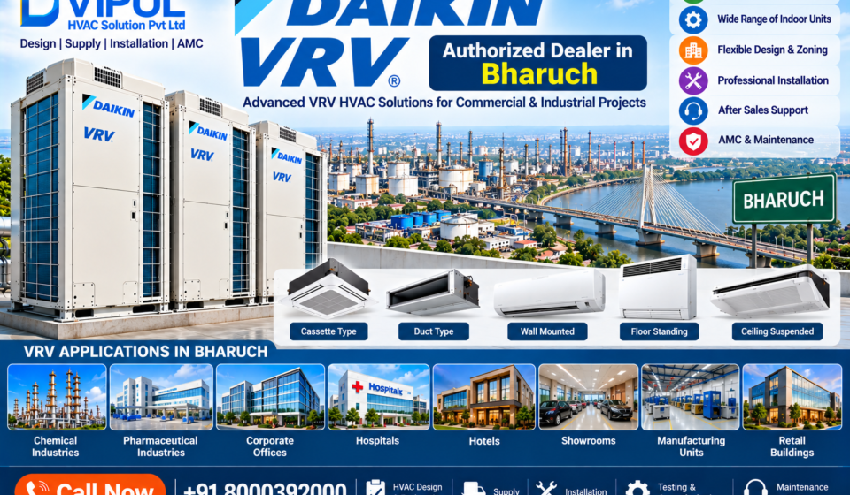 Daikin VRV Dealer in Bharuch