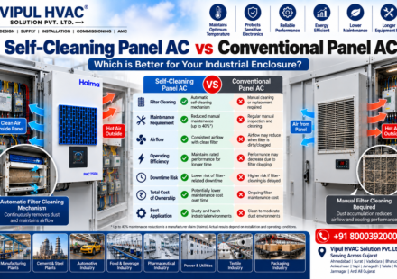 Self-Cleaning Panel AC vs Conventional Panel AC