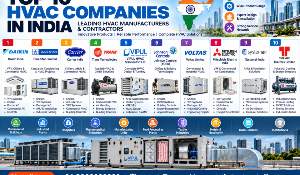 Top 10 HVAC Companies in India