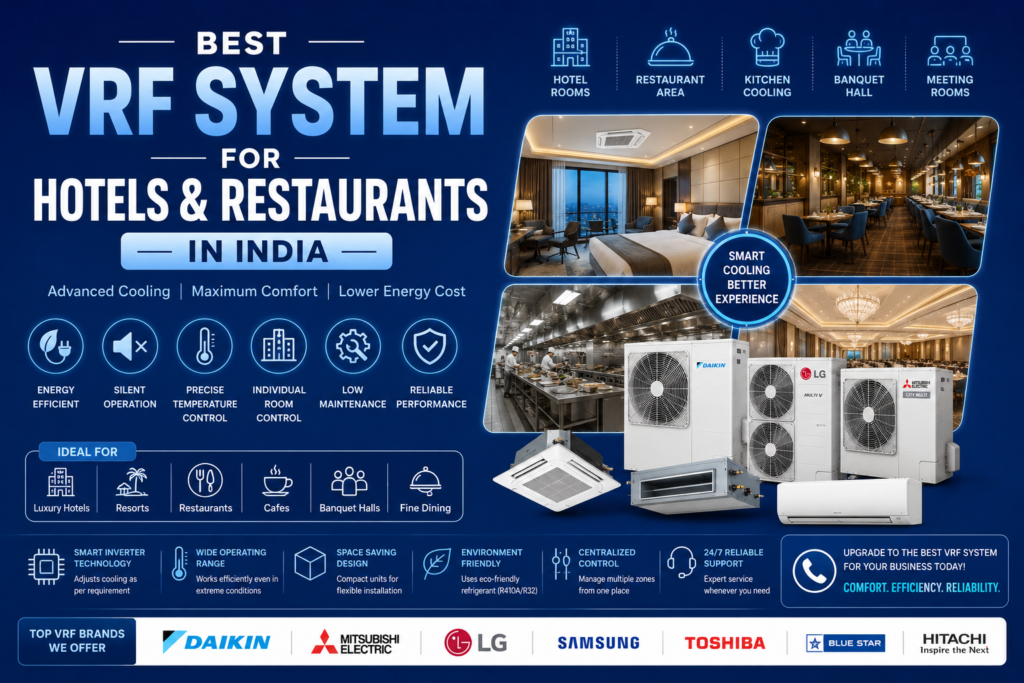 VRF System for Hotels and Restaurants
