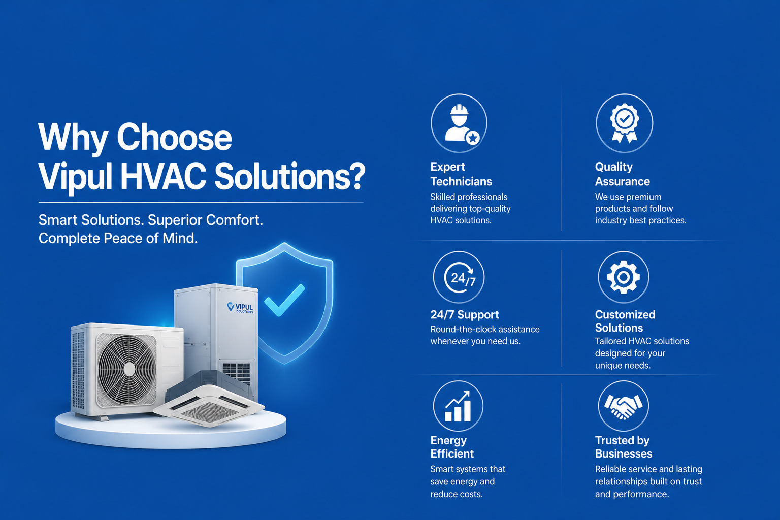 Why Choose Vipul HVAC Solutions