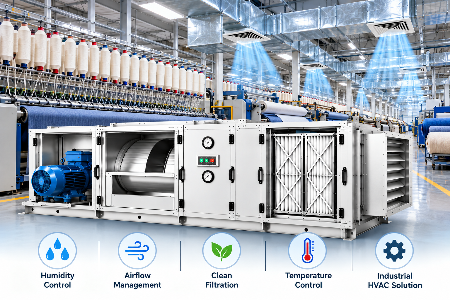 AHU for Textile Industries
